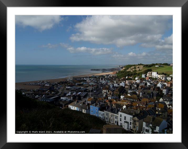 Hastings in all its Glory Framed Mounted Print by Mark Ward