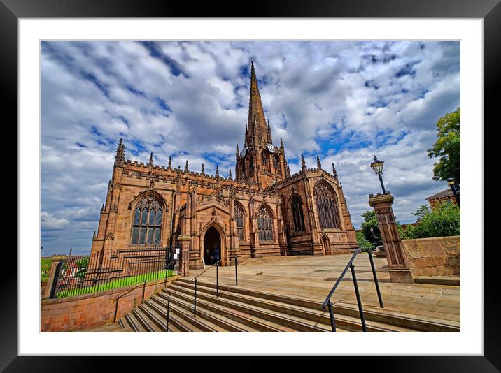 Rotherham Minster Framed Mounted Print by Darren Galpin