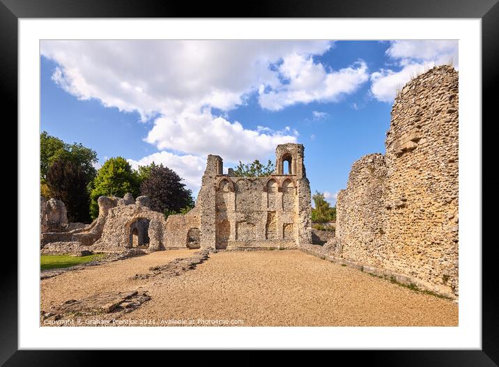 Wolvesey Castle Ruins, Winchester Framed Mounted Print by Graham Prentice