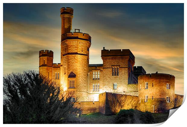Inverness Castle Print by Alan Simpson