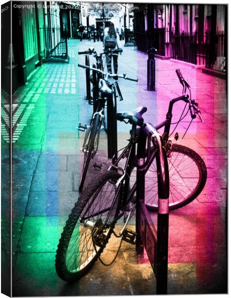 Bicycles Canvas Print by Lynn Bolt