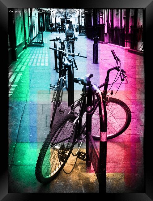 Bicycles Framed Print by Lynn Bolt