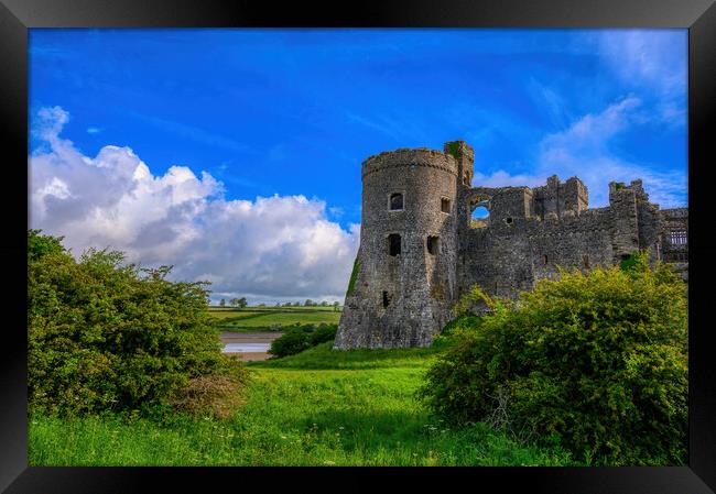 The Timeless Beauty of Carew Castle, Pembrokeshire Framed Print by Tracey Turner