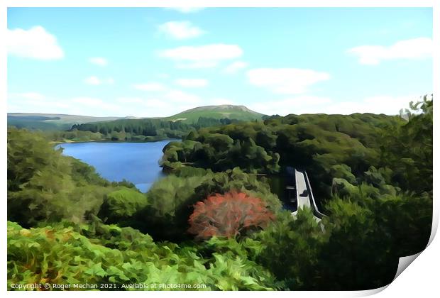 Serenity of Burrator Print by Roger Mechan