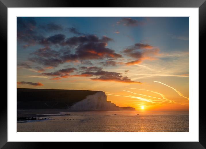 Sky cloud Framed Mounted Print by Ben Russell