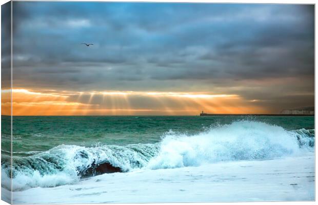 Rays & Waves Canvas Print by Ben Russell