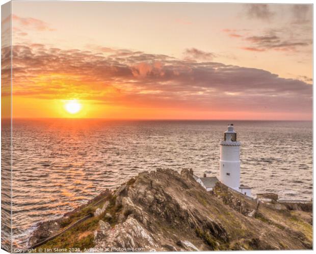 Start point lighthouse #2 Canvas Print by Ian Stone