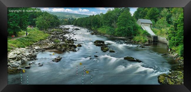 River Tay at Grandtully, Perthshire Framed Print by Navin Mistry