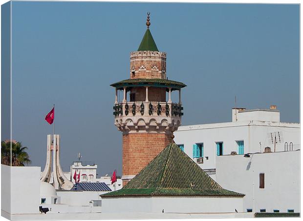 Sidi Youssef Mosque Canvas Print by Tom Gomez