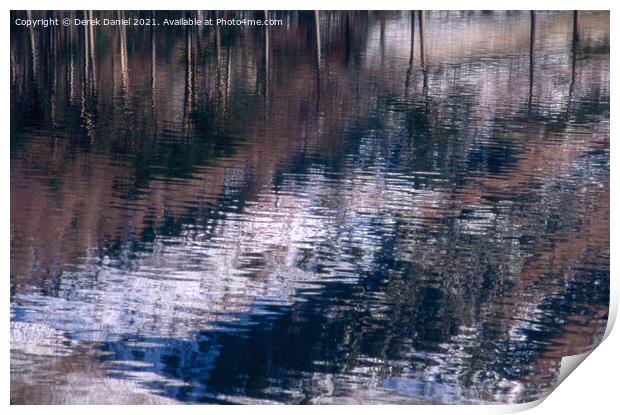 Lakeland Reflection Print by Derek Daniel