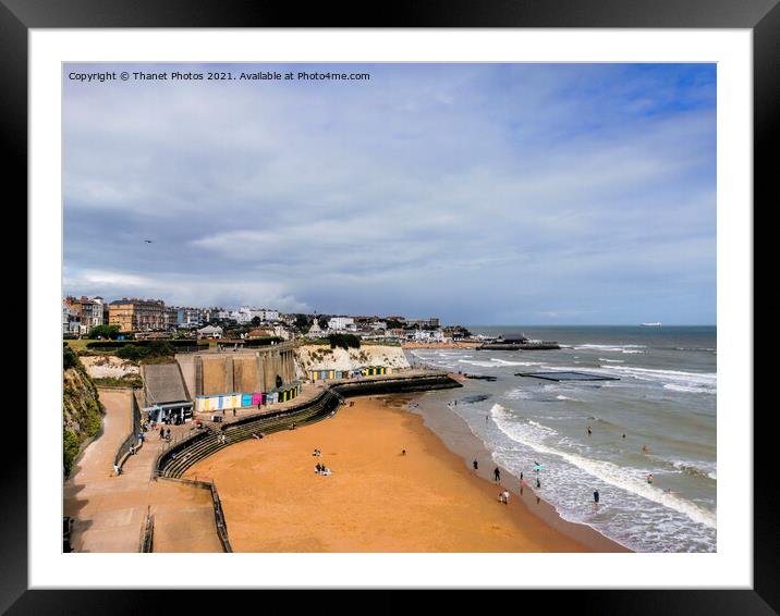 Broadstairs Beach Framed Mounted Print by Thanet Photos