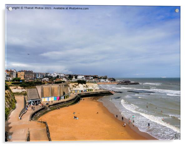 Broadstairs Beach Acrylic by Thanet Photos
