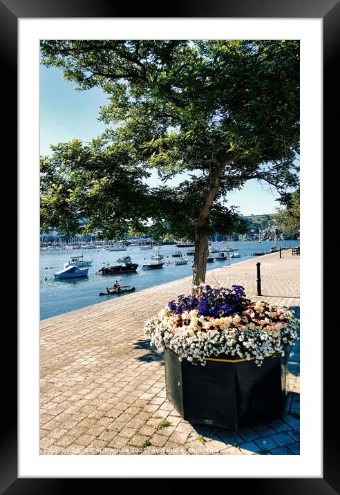 Serenity in Dartmouth Framed Mounted Print by Roger Mechan