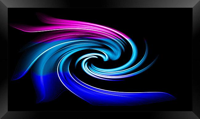swirling abstract Framed Print by Northeast Images