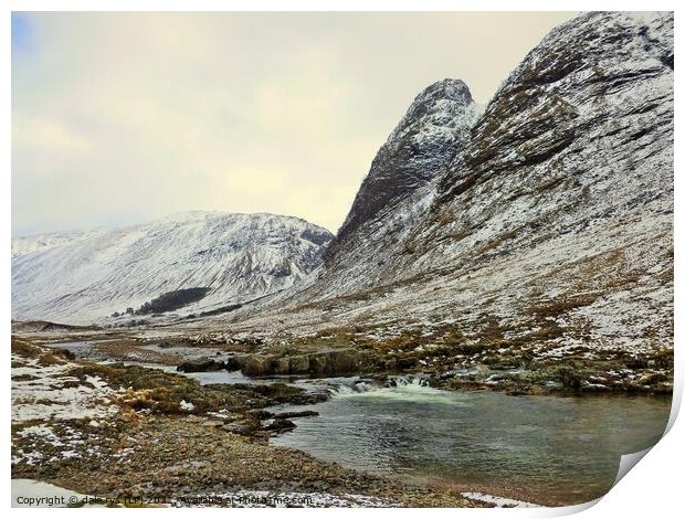 Glen Etive Print by dale rys (LP)