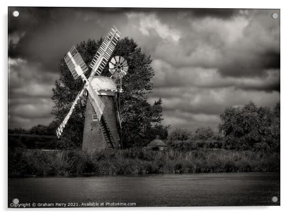 Resurgence of Hardley Mill Acrylic by Graham Parry