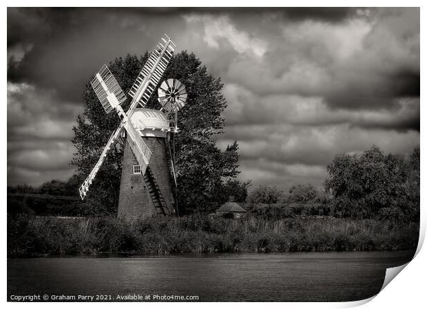 Resurgence of Hardley Mill Print by Graham Parry