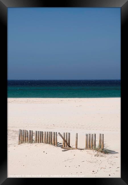 Tarifa beach Spain Framed Print by Giles Rocholl