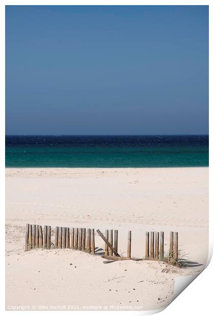Tarifa beach Spain Print by Giles Rocholl