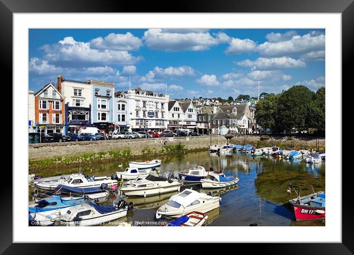 Dartmouth harbour Framed Mounted Print by Roger Mechan