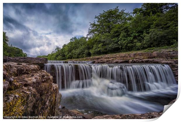 Aysgarth Falls Yorkshire Print by Giles Rocholl