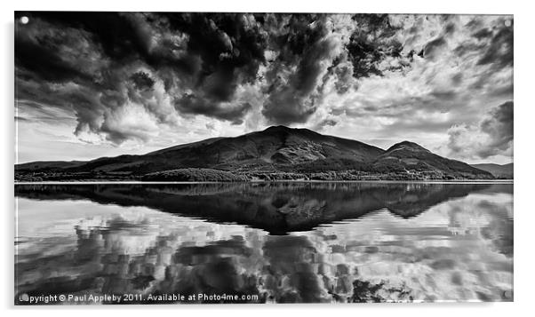 Bassenthwaite Lake Acrylic by Paul Appleby