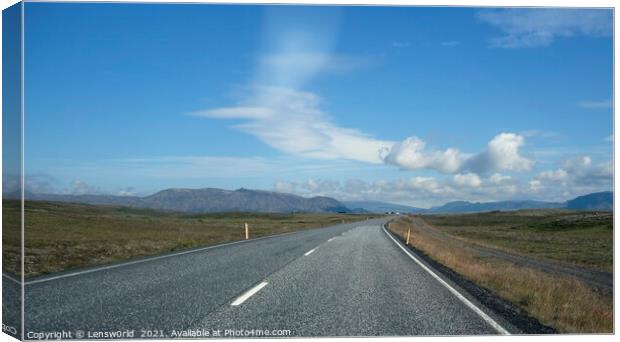 Road trip through Iceland Canvas Print by Lensw0rld 
