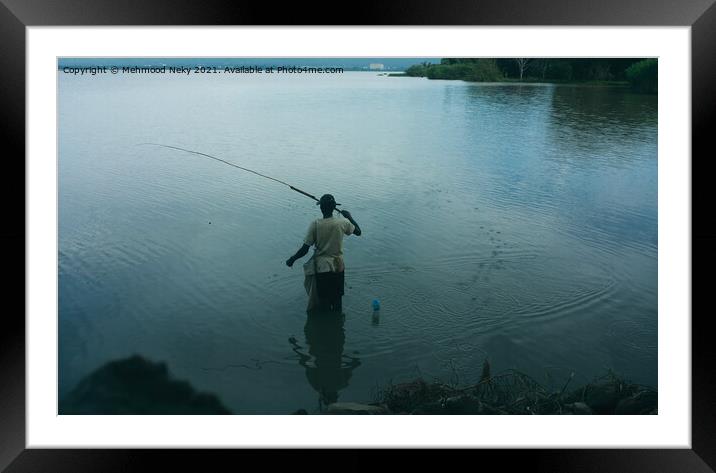Fisherman Lake Victoria Framed Mounted Print by Mehmood Neky