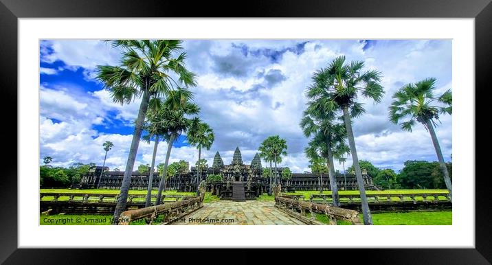 Angkor Wat Temple Framed Mounted Print by Arnaud Jacobs