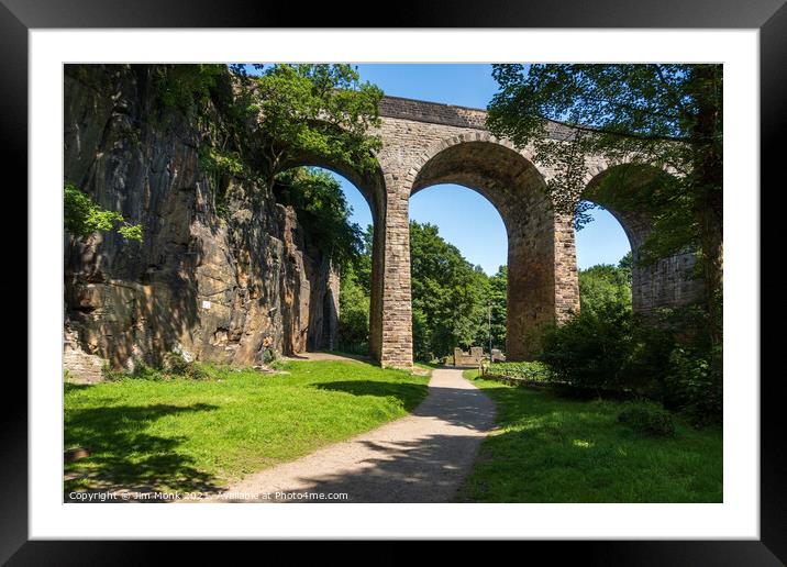 Torr Vale Viaduct Framed Mounted Print by Jim Monk
