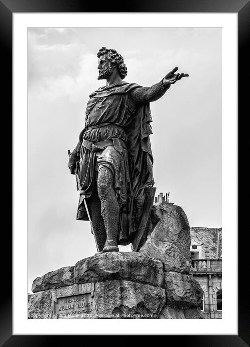 William Wallace Statue, Aberdeen Framed Mounted Print by Jim Monk