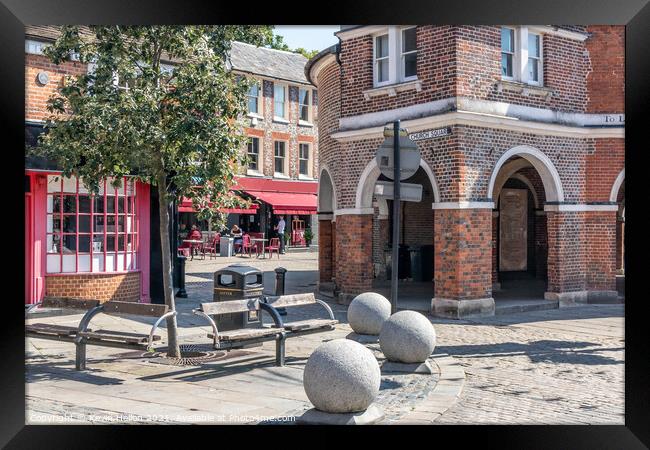 Church Square, High Wycombe,  Framed Print by Kevin Hellon