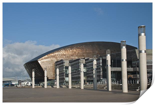 The Wales Millenium Centre Print by Steve Purnell
