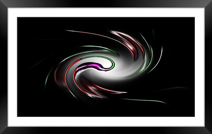 swirl abstract Framed Mounted Print by Northeast Images