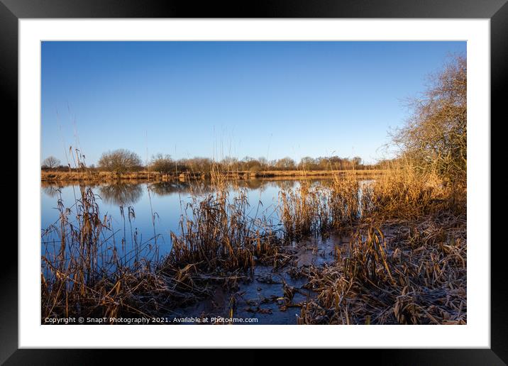 A flooded River Dee at Threave Castle, the has burst its banks during a flood Framed Mounted Print by SnapT Photography