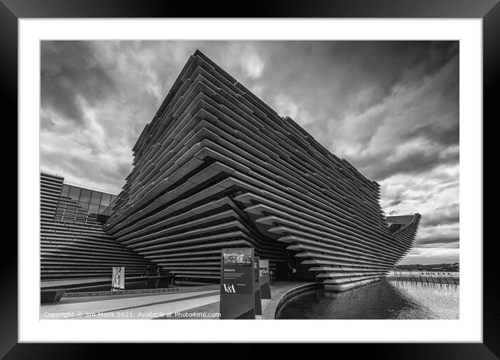  V&A in Dundee City Framed Mounted Print by Jim Monk