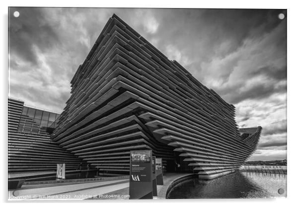  V&A in Dundee City Acrylic by Jim Monk