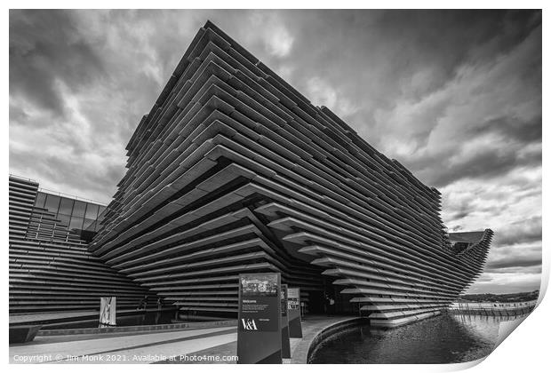  V&A in Dundee City Print by Jim Monk