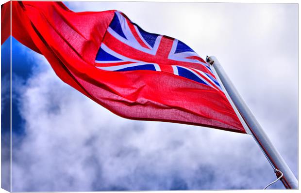 The Red Ensign Canvas Print by Jacqi Elmslie
