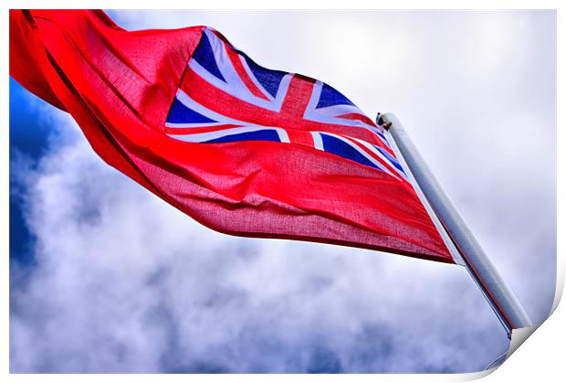 The Red Ensign Print by Jacqi Elmslie