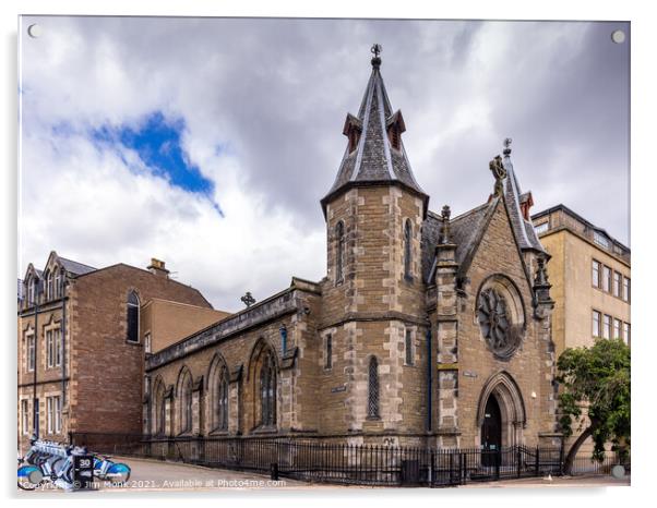 Old Congregational Church, Dundee Acrylic by Jim Monk