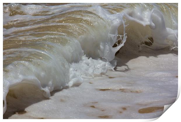 Breaking Wave in the Surf Print by Jeremy Hayden