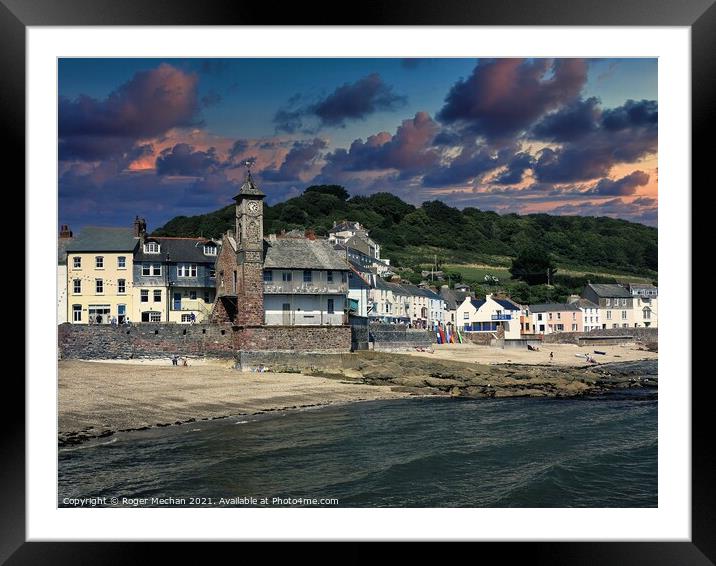 Coastal Charm Framed Mounted Print by Roger Mechan