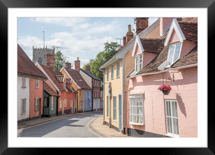 Framlingham, Suffolk Framed Mounted Print by Graham Custance