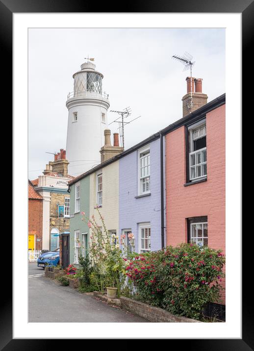 Southwold Lighthouse Framed Mounted Print by Graham Custance