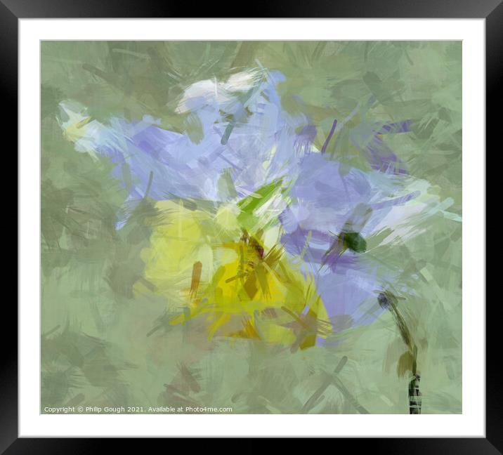 Floral shades Framed Mounted Print by Philip Gough