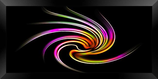 swirly abstract Framed Print by Northeast Images