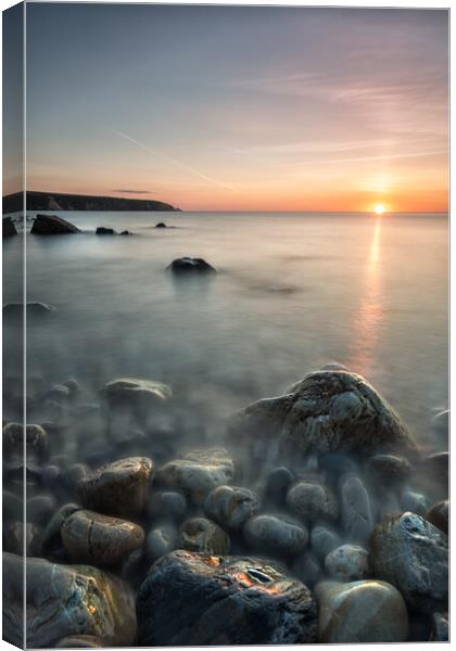 Aberbach sunset Canvas Print by Jed Pearson