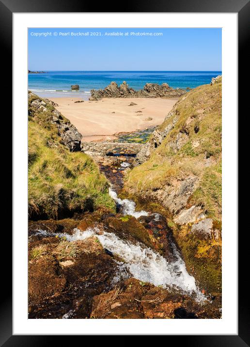 Sango Bay Scotland North Coast 500 Framed Mounted Print by Pearl Bucknall