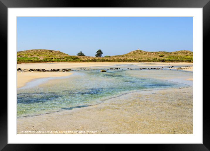 Griffiths Island - Port Fairy Framed Mounted Print by Laszlo Konya